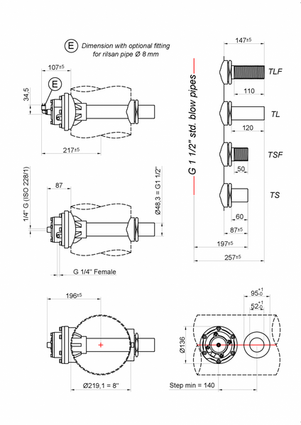 Пневматичне керування AE1440I08 фото
